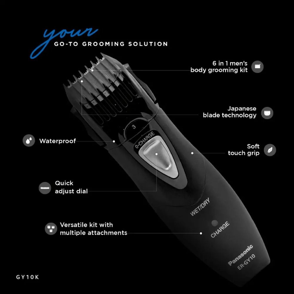 panasonic 6 in 1 grooming kit